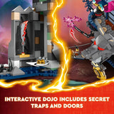 LEGO Ninjago Wolf Mask Shadow Dojo Building Toy Pretend Play Ninja Figures Playset Toys for Boys Girls Ages 9 Years W 8 Minifigures 71813