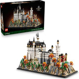 LEGO Architecture Neuschwanstein Castle Building Set Collectible Bavarian Castle Model Kit for Arts Crafts Building Blocks for Adults Ages 18 Gifts for Men and Women 21063
