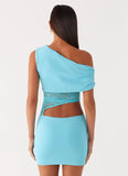 Love Motion Mini Dress Aqua Blue