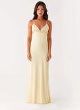 Elona Maxi Dress Baby Yellow