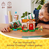 LEGO Animal Crossing Isabelles House Visit Buildable Creative Toy Set for Kids Includes Fauna and More Animal Crossing Toy Figures Video Game Birthday Gift for Girls and Boys Ages 6 and Up 77049