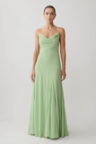 Aurelia Chiffon Maxi Dress Sage