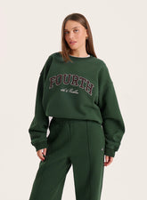 Green Fourth Branded Sweatshirt