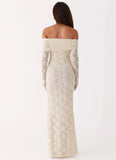 Yours Always Lace Maxi Dress Ivory