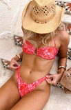 90 Swim Bianca Pink Floral Bikini Bottoms