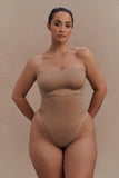 Saria High Waist Shapewear Briefs Latte
