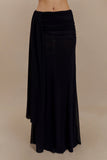Arna Mesh Maxi Skirt Black