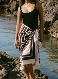 Abstract Print Sarong