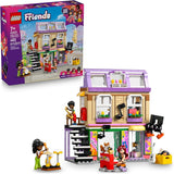 LEGO Friends Music Store Apartment Building Set Interactive Storytelling Playset for Girls Boys Ages 7 Includes Marimba the Corgi Toy Gift Idea for Birthdays and Music Lovers 42653