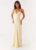 Elona Maxi Dress Baby Yellow