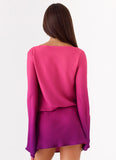 Rafaella Mini Dress Fuchsia Violet Ombre