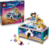 LEGO Disney Princess Jasmines Jewelry Box 43295 Building Toys for Girls Boys Ages 6 Disneys Aladdin Movie Figures Creative Play 458 pieces Gift for Birthdays