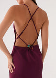 Tiano Maxi Dress Plum