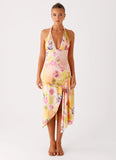 Kayce Midi Dress Sunburst Floral