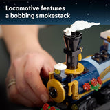 LEGO Icons Holiday Express Train Building Set for Adults Ages 18 Seasonal Home Decor for Bedroom or Book Shelf Christmas Train W Track 4 Minifigures Gift Idea for Holidays 10361