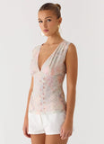 Lost In Love Top Mystic Paisley