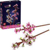 LEGO Cherry Blossom Building Toy for Kids Girls Boys Ages 8 Artificial Cherry Blossom Decor for Home Display Creative Gift Idea for Plant Flower Lovers 40725