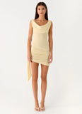Good Fortune Mini Dress Yellow