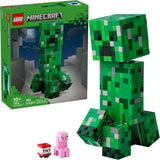 LEGO Minecraft The Creeper Kids Building Toy Minecraft Toy for Boys Girls Ages 10 Room Decor for Gamers w 1st Version Creeper Minifigure Gift for Birthdays 21276