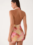 Jonna Mini Dress Botanic Cheetah