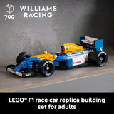 LEGO Icons Williams Racing FW14B Nigel Mansell F1 Model Car Kit Building Set for Adults Ages 18 F1 DIY Craft for Display Gifts for Birthdays 10353
