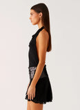 Kelsey Sequin Mini Dress Black