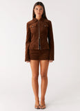 Taliyah Cord Jacket Walnut