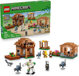 LEGO Minecraft Evoker Village Attack 21596 Building Toys for Boys Girls Ages 9 Sturdy Build for Pretend Play 11 Minecraft Minifigures 607 pieces Gift for Gamers