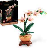 LEGO Botanicals Mini Orchid Building Set Artificial Fake Orchid for Home Decor Adults Ages 18 Gift for Birthdays Indoor Plant Decorations for Table Desk Office 10343