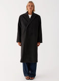 Gianni Double Breast Coat Charcoal