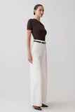 Shae Wide Leg Denim Jeans White