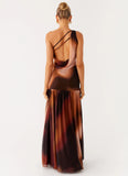 Carlina Maxi Dress Black Gradient