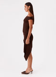 Shauna Mini Dress Chocolate