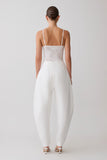 Jasper Sheer Plunge Lace Bodysuit Ivory