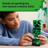 LEGO Minecraft The Creeper Kids Building Toy Minecraft Toy for Boys Girls Ages 10 Room Decor for Gamers w 1st Version Creeper Minifigure Gift for Birthdays 21276