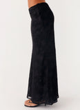 Starlit Maxi Skirt Black