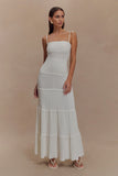 Finley Pointelle Knit Maxi Dress Ivory