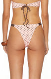 Ellis Pink Polka Dot Bikini Bottoms