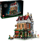 LEGO Icons Tudor Corner Building Set for Adults 18 DIY Miniature House Kit Collectible Mini House Building Set for Men and Women Crafting Gift for Adults 10350