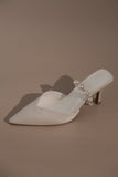 Karla Pearl Mule Ivory