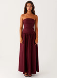 Carmel Maxi Dress Mulberry