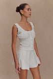 Issy Cotton Shorts White