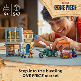 LEGO ONE PIECE Showdown with Captain Smoker 75642 Building Toys for Boys Girls Ages 9 Playset for Pretend Play 3 Character Minifigures 547 pieces Gift for Birthdays