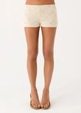 Ettalie Mini Shorts Ivory