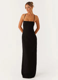 Cora Backless Maxi Dress Black