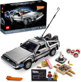 LEGO Icons Back to the Future Time Machine 10300 Model Car Building Kit Based on the Delorean from the Iconic Movie Perfect Build for Teens and Adults Who Love to Create