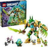 LEGO DREAMZzz Fox Guardian Mech Building Toy for Boys Girls Pretend Play Set for Kids Ages 9 W 2 Build Options 3 Minifigures 3 Creatures Gift Idea for Birthdays 71508