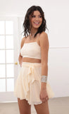 Wrap Set in Ivory Polka Dot Chiffon