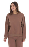 Fleece Jumper in Brown