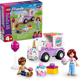 LEGO Friends Unicorn Cake Delivery Car Building Toy for Girls Boys Pretend Play Set for Preschool Kids Ages 4 W Paisley Leo Minidolls Accessories Gift Idea for Birthdays 42675